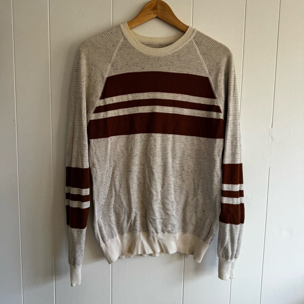 Billy Reid Men's Cotton Silk Crewneck Reversible Sweater
